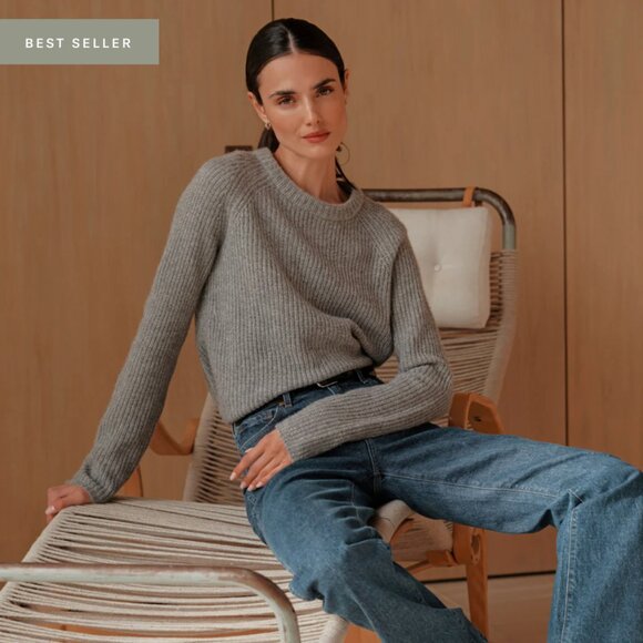 Jenni Kayne Cashmere Fisherman Sweater Size XS - Picture 6 of 8